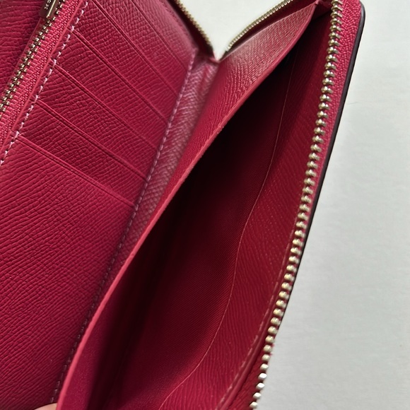 Pink Coach Wallet Wristlet - Picture 6 of 12